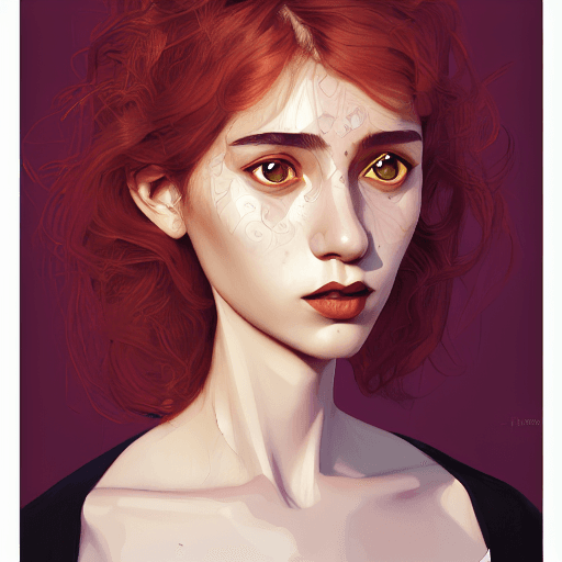 AI generated: Barcelona woman, portrait of an artsy woman, pop, unique, happy, amiling, artistic soul, city, plant...