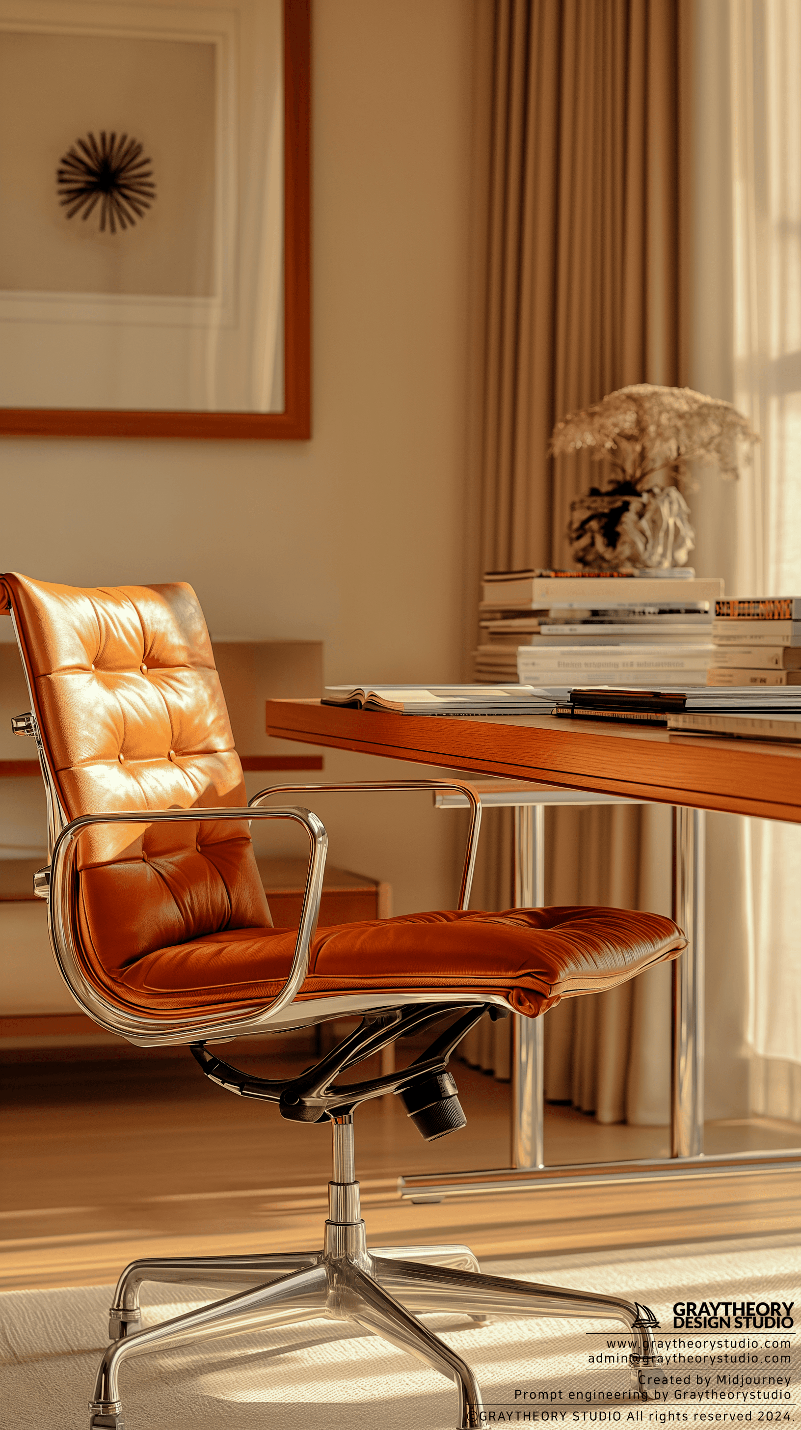 AI generated: USM Haller Table shot in a professional photo studio, Fujifilm GFX 100S, GF 80mm f/1.7 lens, table's...