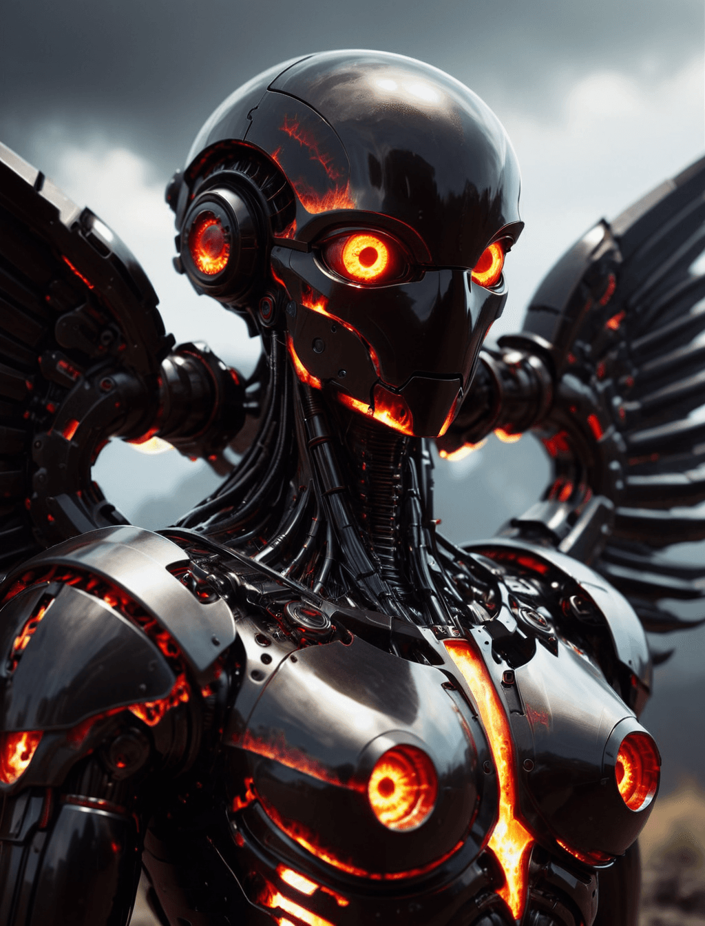 AI generated: ire robot, by Charles Schridde ,ivory, Terragen, extremely beautiful, (intricate details, masterpiec...