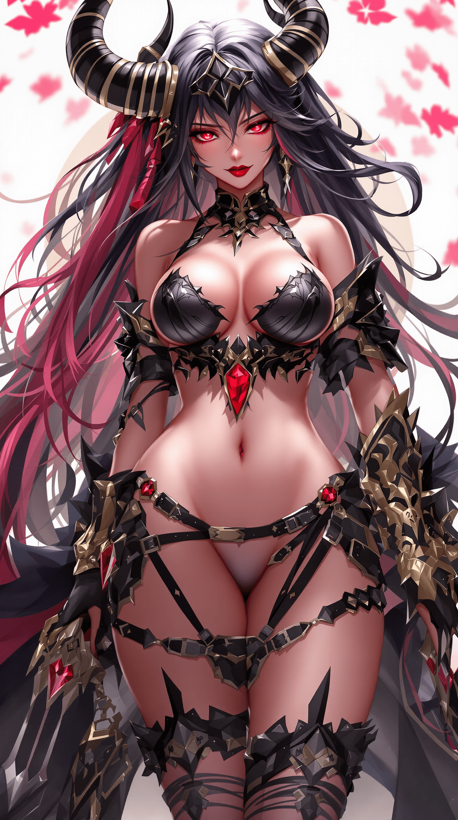 AI generated: anime style, beauty demon succubus babe, perky skin, beauty rpg fantasy succubus light full body  ar...