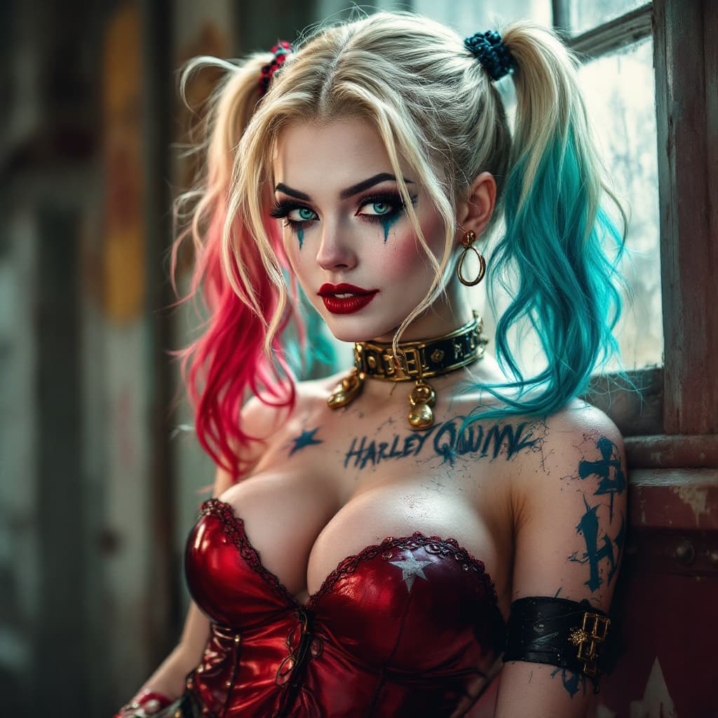 AI generated: Hot Harley quinn