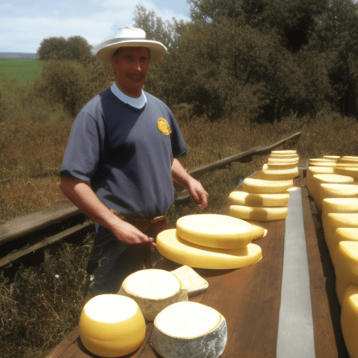AI generated: cheese prospectors
