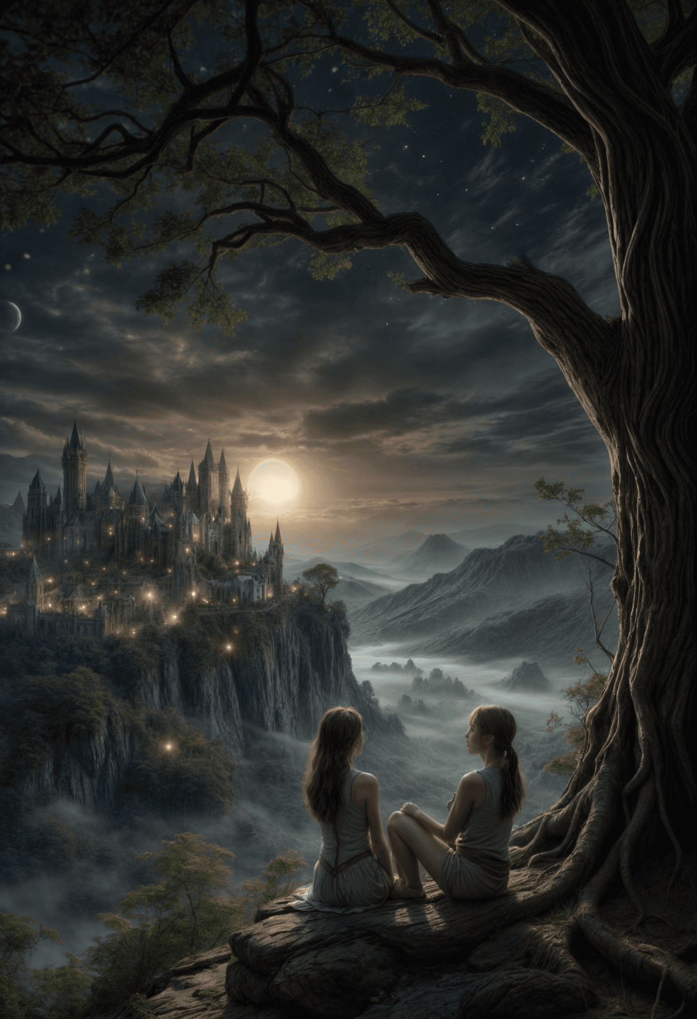 AI generated: fantasy world ,Dreams come true,surealism image of beautiful fantasy imagination,high detailed,8 k ,...