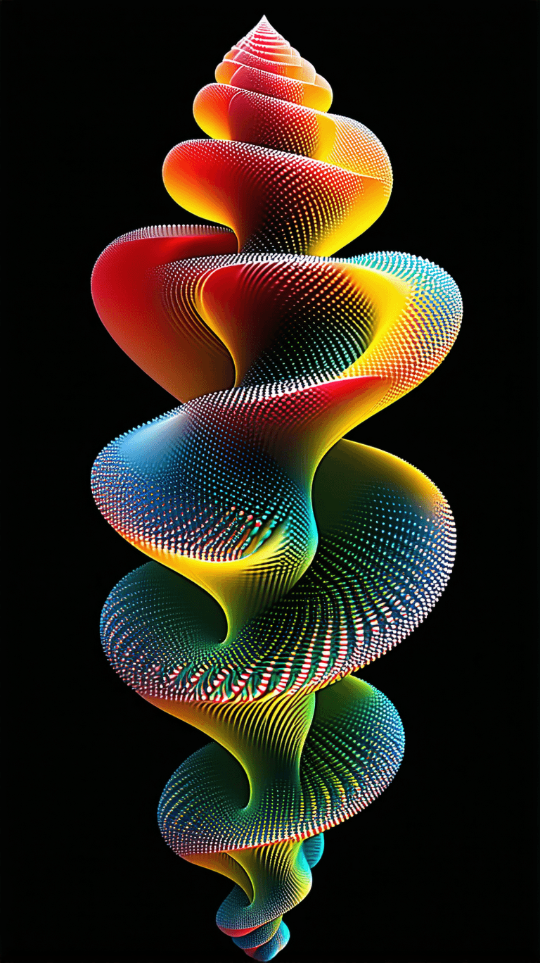 AI generated: 3 D render newly discovered lifeform freeform fractal droplets ferrofluids, concentric beautiful dar...