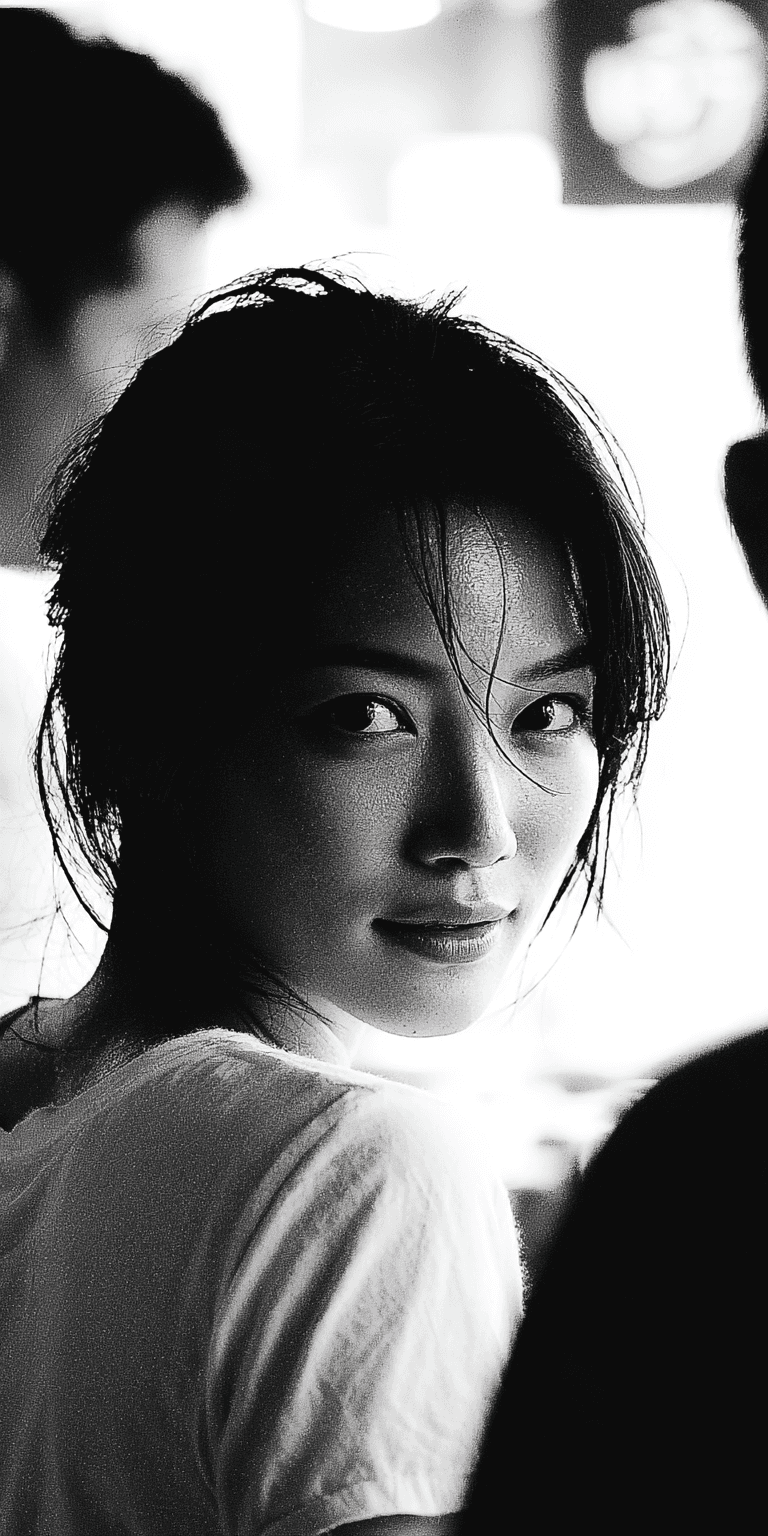 AI generated: woman posing, soft, atmospheric lighting --chaos 75 --ar 1:2 --sref 3498636958 --profile oh3iyx5 --s...