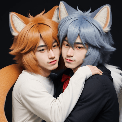 AI generated: cute kemono furry boy gay