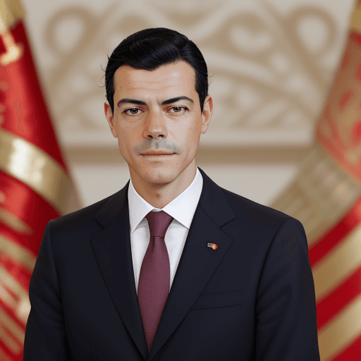 AI generated: photograph Pedro Sánchez, President of Spain 