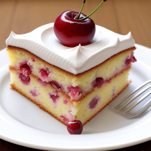 AI generated: Cherry Poke Cake