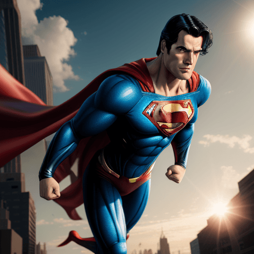 AI generated: superman-cat, hyper detalic, cinematic, animation, 8k