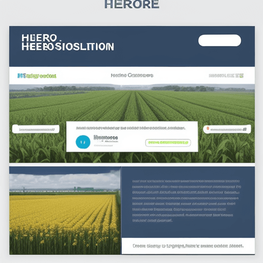 AI generated: Please come up with a cellphone screen mockup for Hero Section of our landing page. Inclue a feature...
