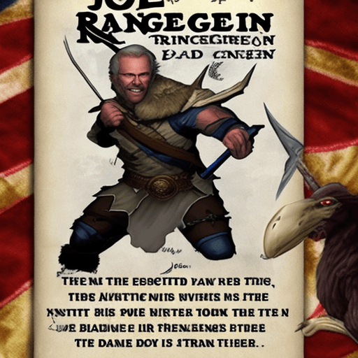 AI generated: Joe Biden Ranger Dungeons and Dragons