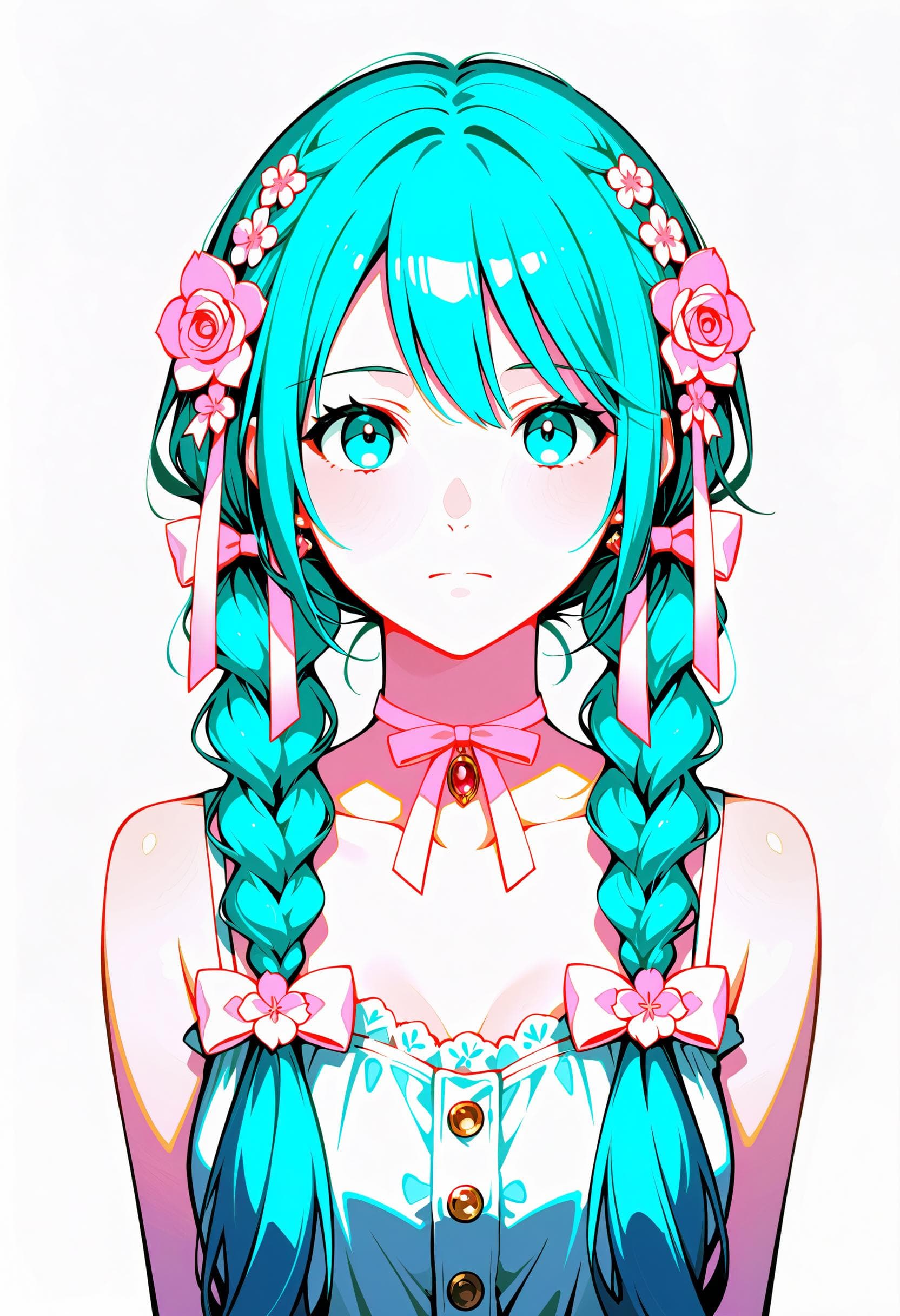 Fancy Braided Twintails - Image 4