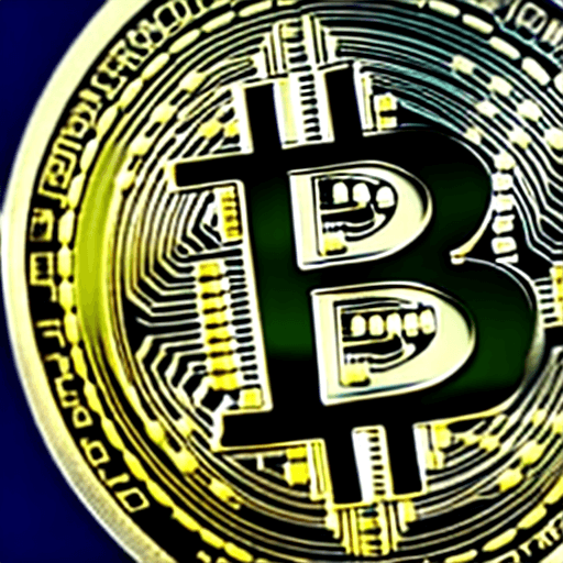 AI generated: bitcoin as a super villan