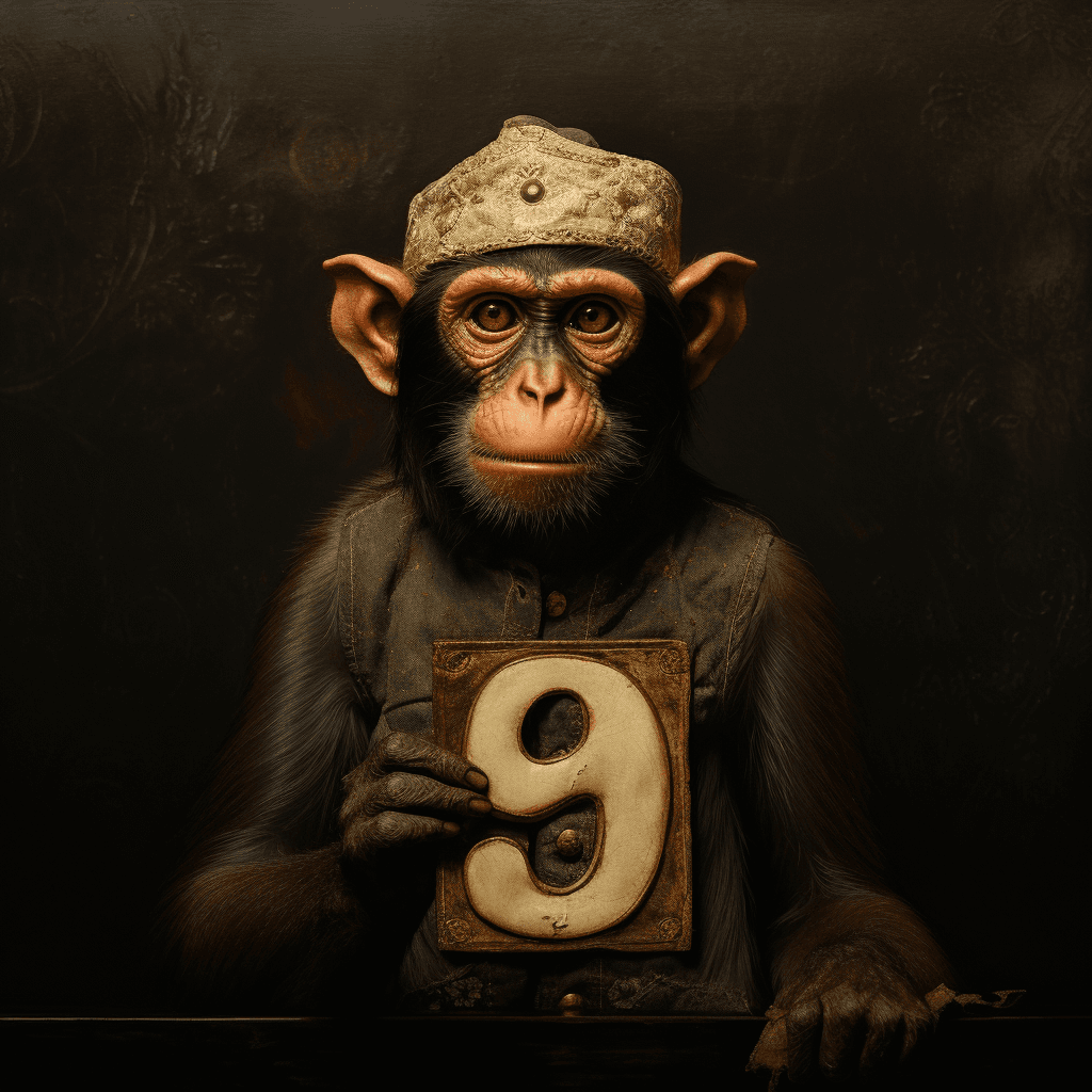 AI generated: monkey 9, ultra-detailed, film photography, light leaks, trending on artstation, sharp focus, studio...