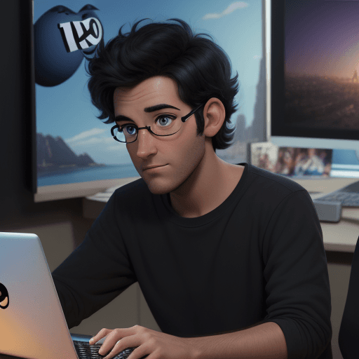 AI generated: 4K poster of Pixar and Disney animated film called "Photoshop", released in 2024, about Israel, grap...