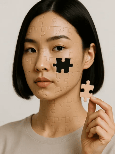 Puzzle Visage Style