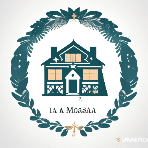 AI generated: Coje el logo de la empresa "Casa Mas" y hazme un restyling navideño.