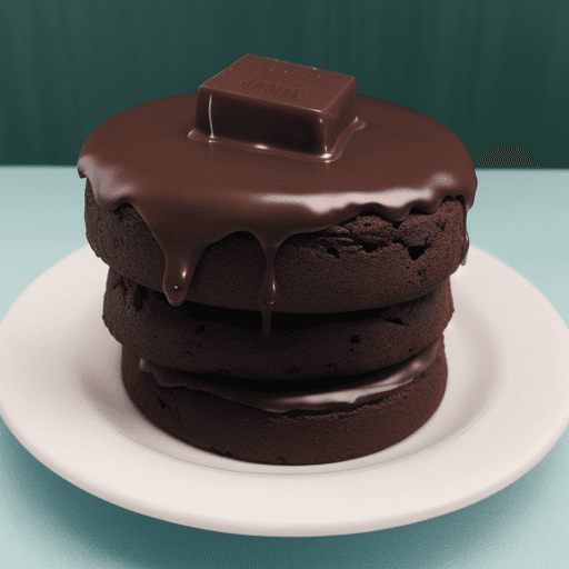 AI generated:  bolo de chocolate 