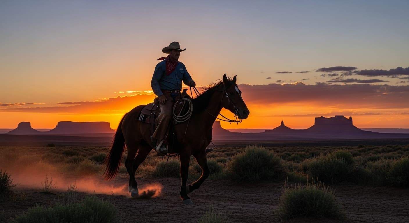 AI generated: cowboy