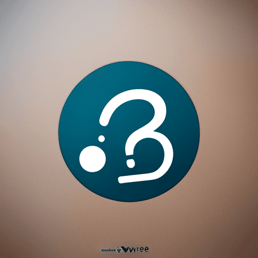 AI generated: a question mark logo, interesting and unique