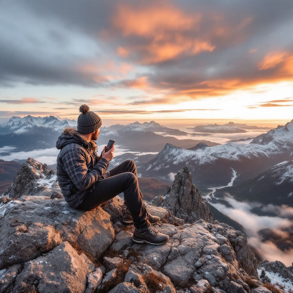 AI generated: steirischer mensch, cooler typ, instagram tauglich, auf der ebnerealm, mehr ebneralm, mit elbneralm,...