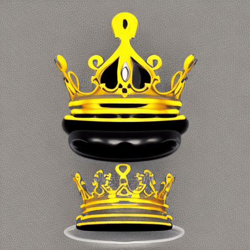 AI generated: King crown 3d design