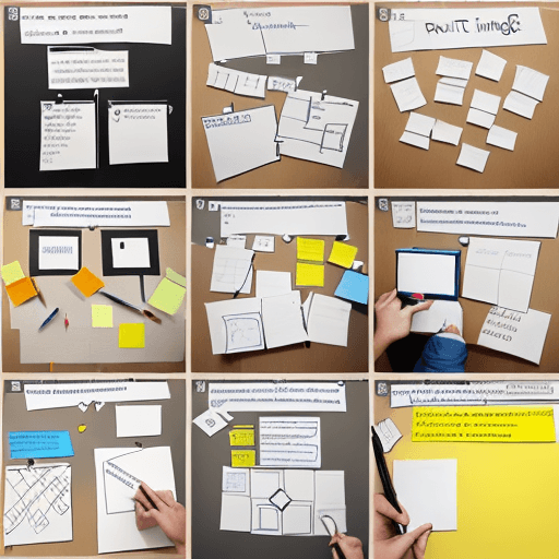 AI generated: create a design thinking (Empathize, Define, Ideate, Prototype, Test)