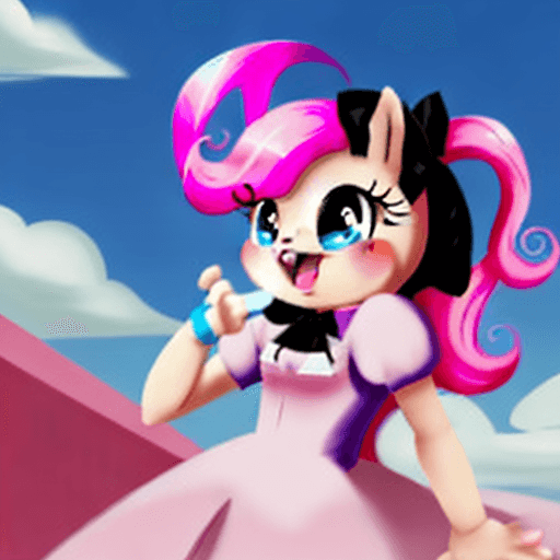 AI generated: pinkie pie establishes an anarchist country