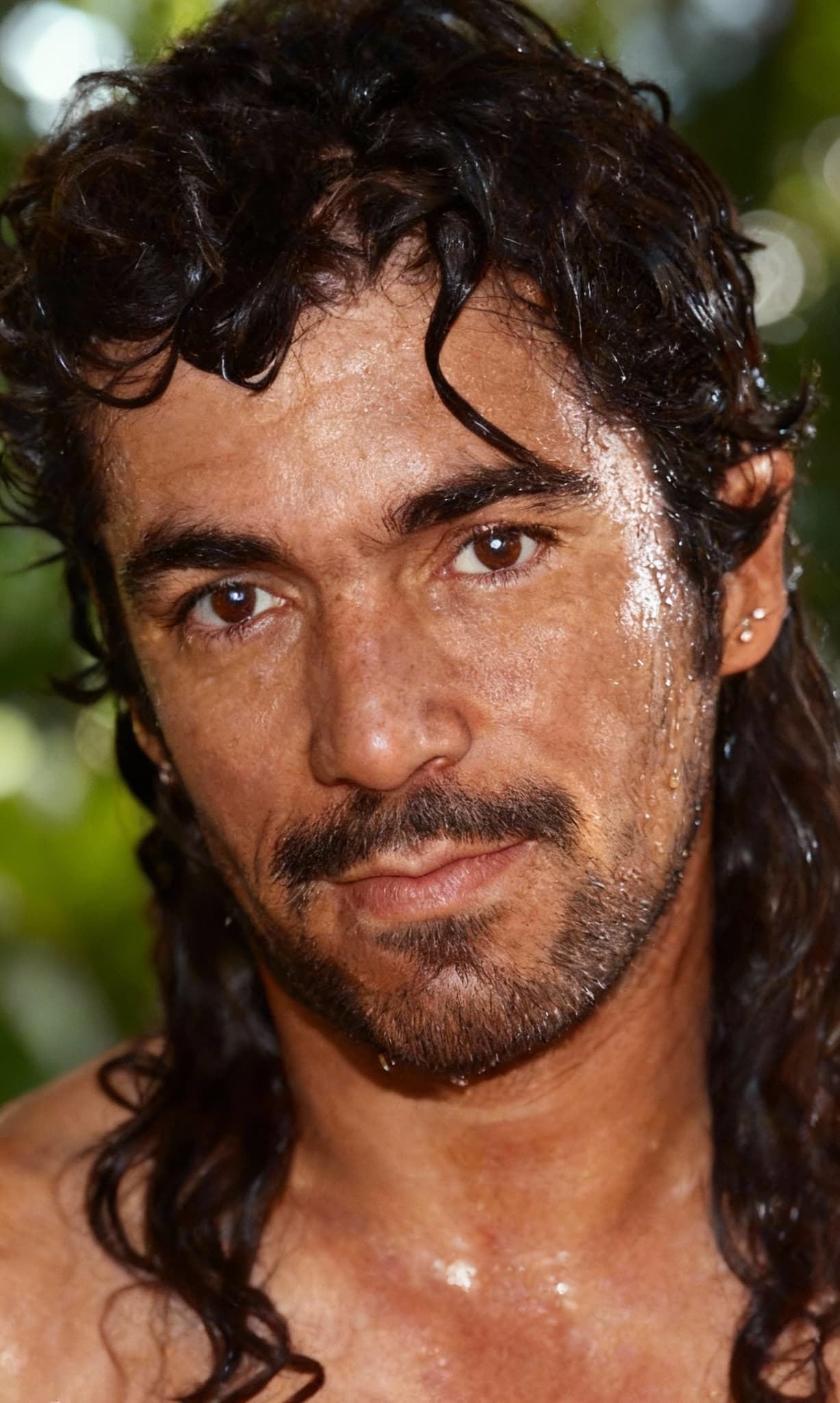 AI generated: {
  "subject": {
    "type": "male model",
    "expression": hip and cool",
    "eyes": {
     ...