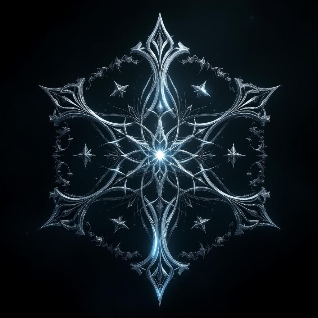 AI generated: Create a sigil that represents the following text. Make the Sigil in Unreal Engine 5 Ultra-realistic...