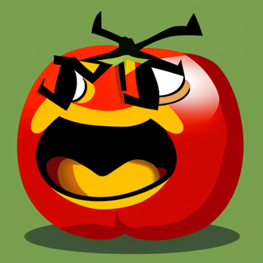 AI generated: Angry tomato

