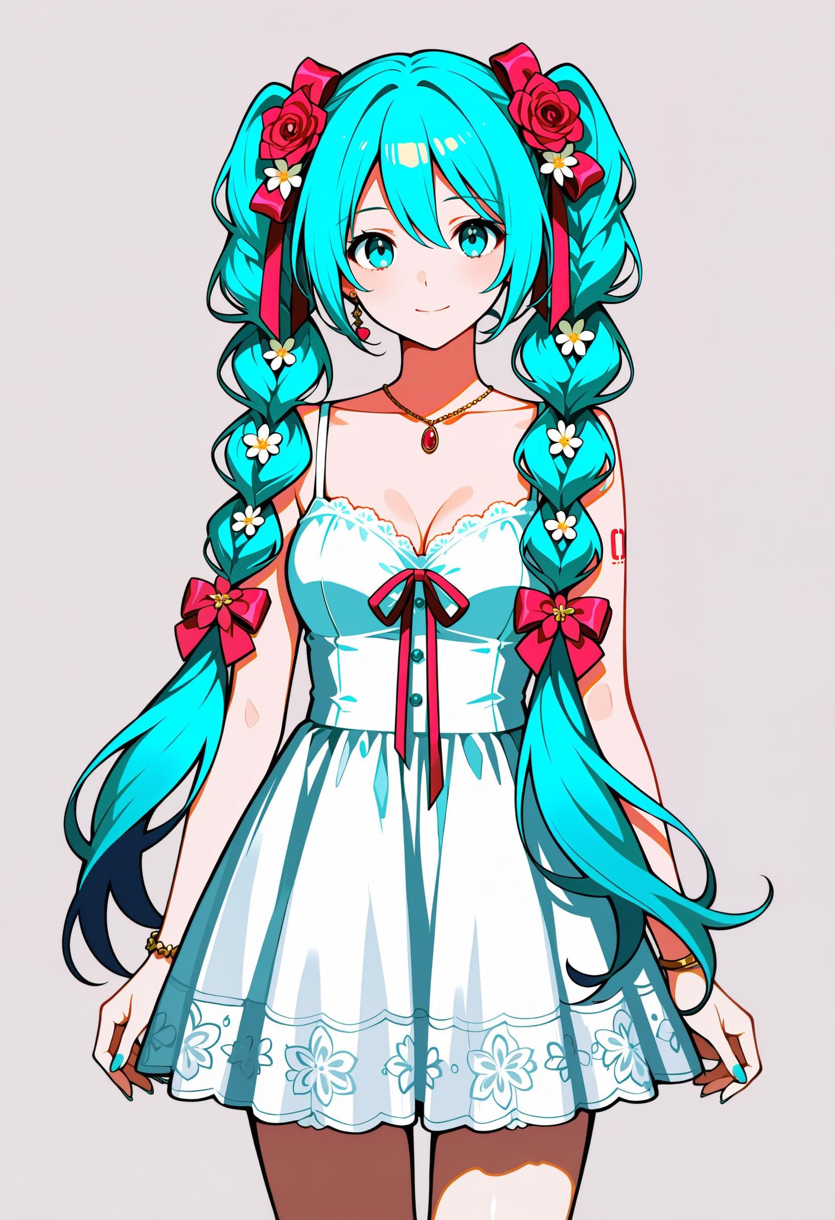 Fancy Braided Twintails - Image 1