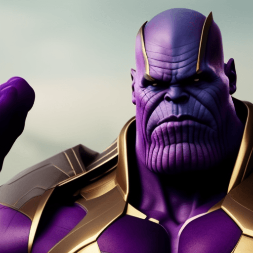 AI generated: thanos