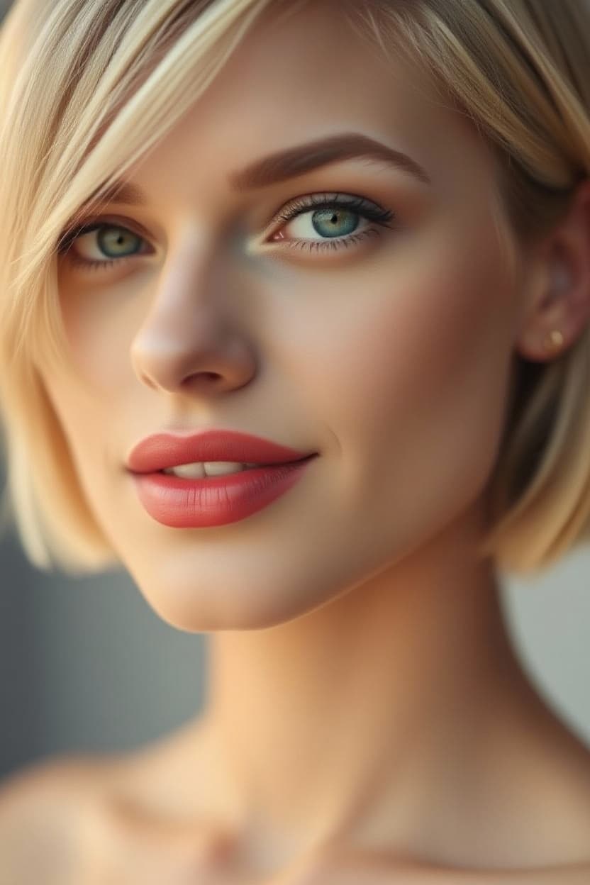 AI generated: "Image is a high-resolution, close-up portrait of a person with a fair complexion and short, tousled...