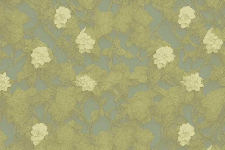 AI generated: Highly detailed wallpaper pattern, realistic looking garden Micro pattern, limon fruit garden, detai...