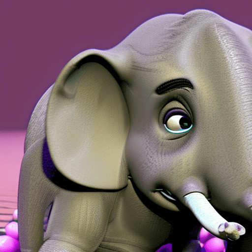 AI generated: Pixar style little elephant, 4k, 8k, unreal engine, octane render photorealistic by cosmicwonder, hd...