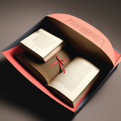 AI generated: 
book packaging 


