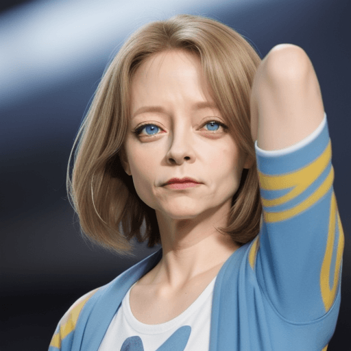AI generated: jODIE FOSTER ANIME
