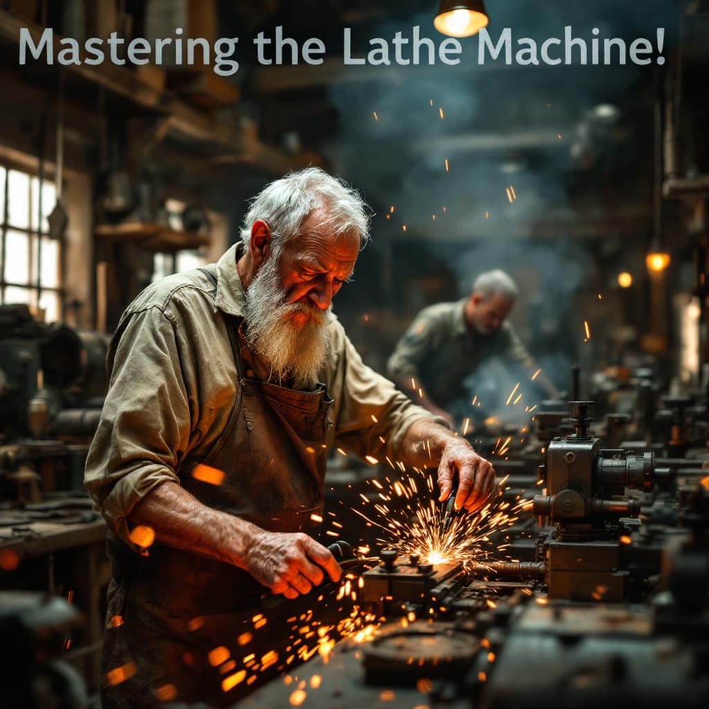 AI generated: Create a highly detailed and realistic YouTube thumbnail showcasing an old workshop filled with vari...