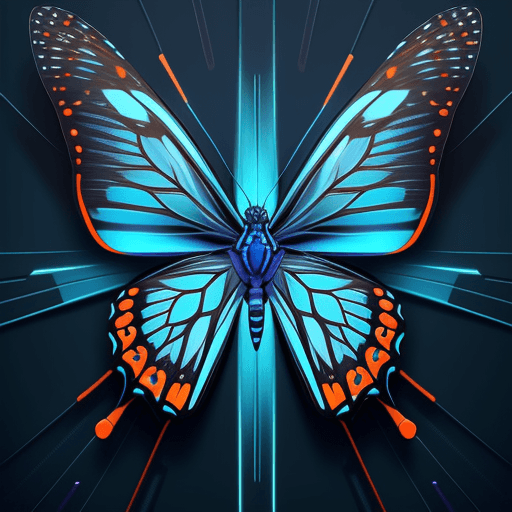 AI generated: butterfly
beautiful
mechanical
brilliant
colors
blue
orange
texture
wings
nature
insect
future
futur...