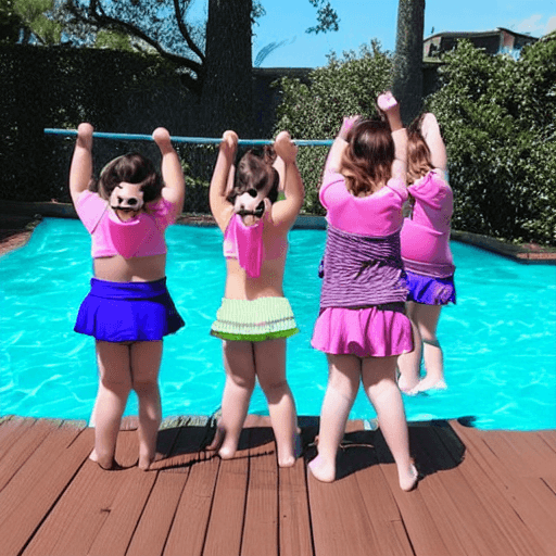 AI generated: ((1 girl, elementary school girl, cute, short, very chubby, very fat, heavyset, morbidly obese littl...