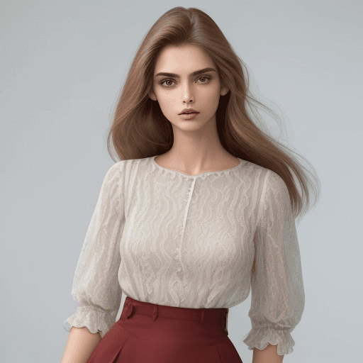 AI generated: quero criar modelo realista para prova de roupas basicas e catalogo - mulher, 25 anos, branca , cabe...