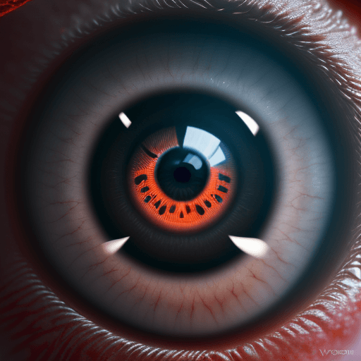 AI generated: hypermacro photography ultra close-up of a DRAGON's eye, fierce, ferocity, enraged, expressive, real...