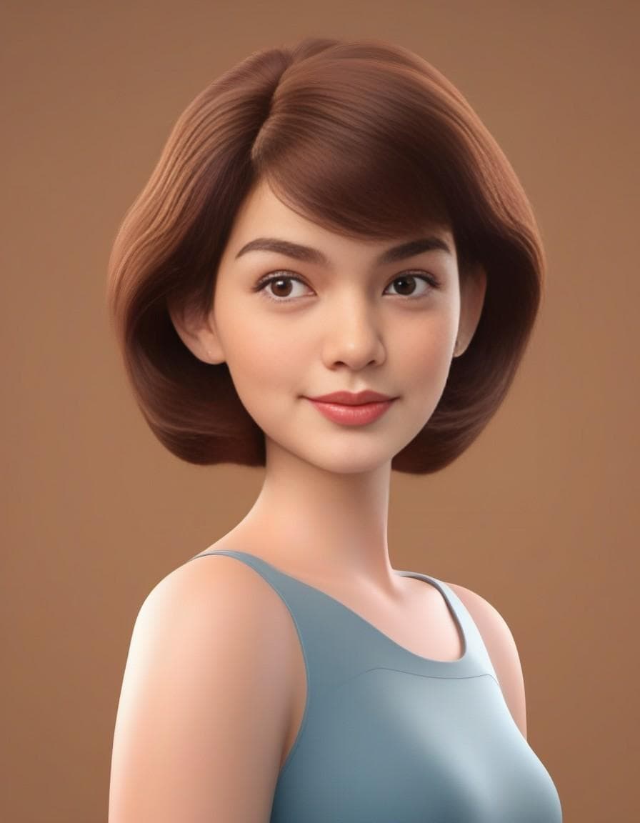 AI generated: 3d image, cute girl, in the style of Pixar --ar 1:2 --stylize 750