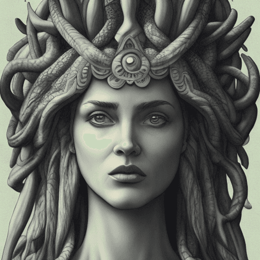 AI generated: giant, goddess
