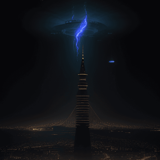 AI generated: five men, night city, black hole, İstanbul, nihilism, Cthuru, grand worldview, strong visual impact,...