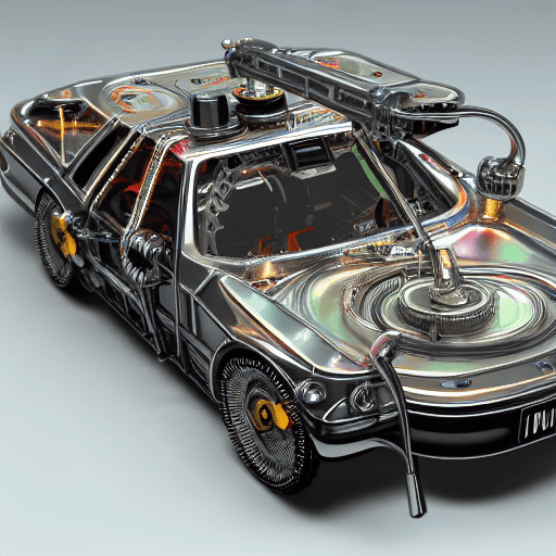 AI generated: Flux capacitor, extremely detailed