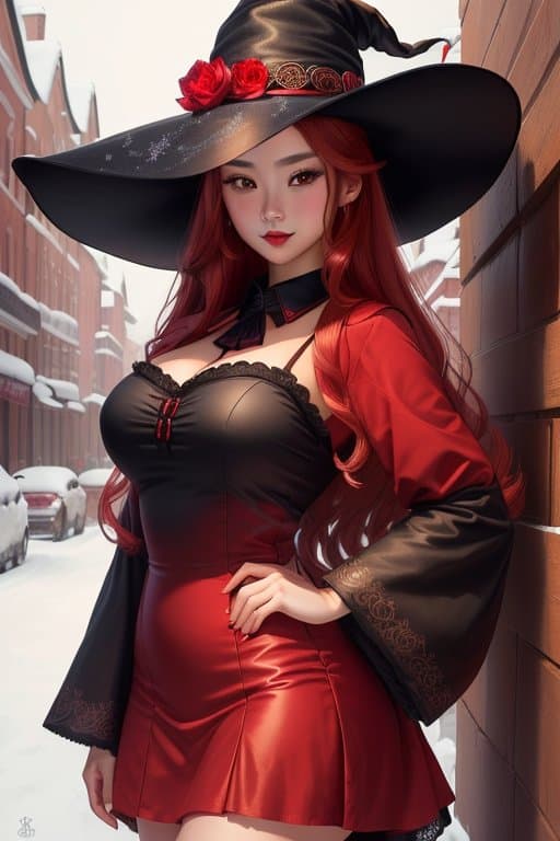 AI generated: beautiful, masterpiece, best quality, hiqcgbody, anime, 1girl, sam yang, collared dress, mascara, la...