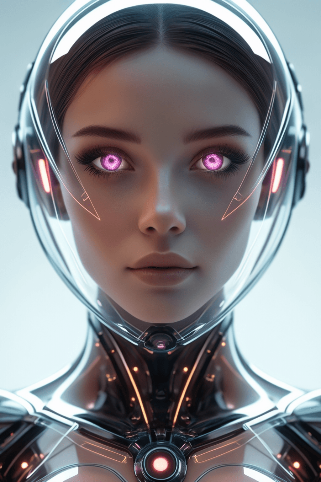AI generated: A coquette futuristic that monitors the fill level and looks really cute.