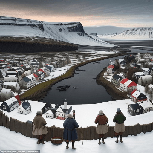 AI generated: Imagine a scene inspired by Pieter Bruegel the Elder's "The Hunters in the Snow," but set in a conte...